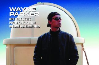 Wayne Parker was featured on the May 2007 cover of Astronomy Technology Today where he is shown standing in front of a SkyShed POD.